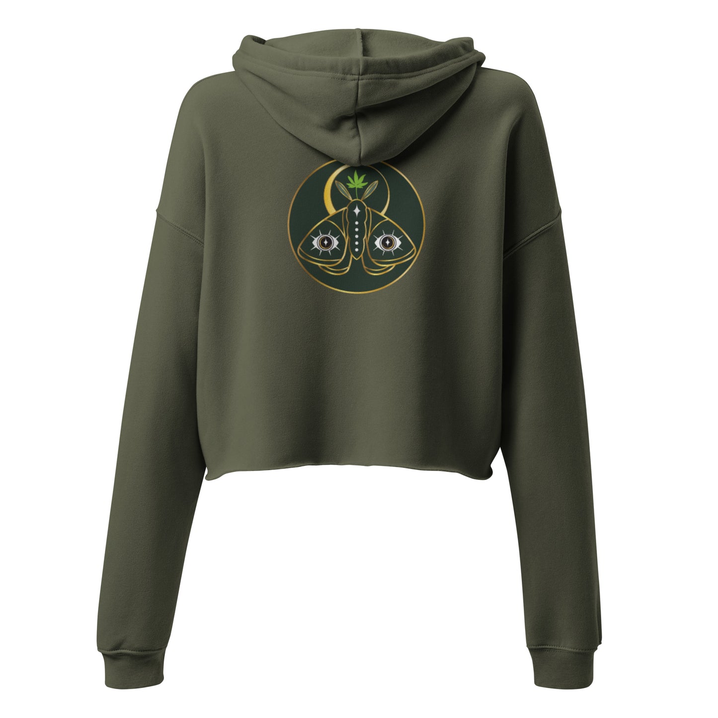 Lifted Moth Crop Hoodie