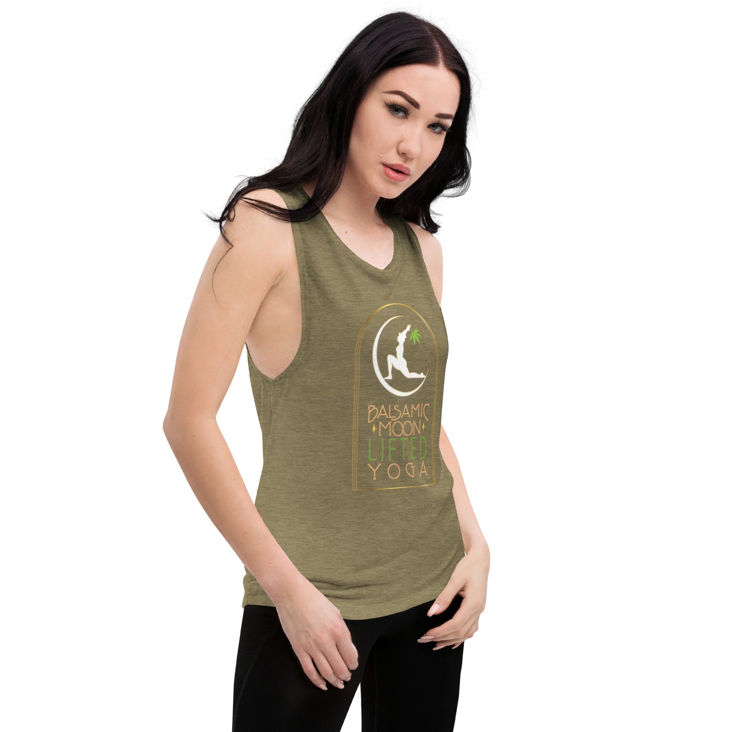 BMY Lifted Low Crescent Lunge Muscle Tank