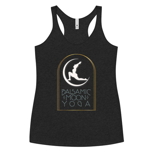 BMY Low Crescent Lunge Logo Racerback Tank